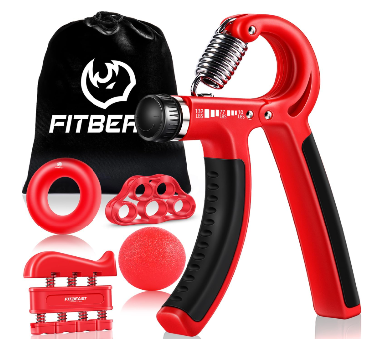 Adjustable Grip Strengthener Kit – 5-in-1 Set