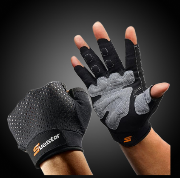Workout Gloves with Grip & Breathable Fit