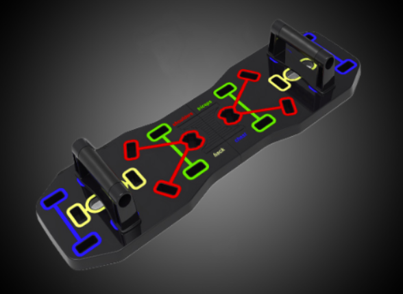 Foldable 10-in-1 Push-Up Board System