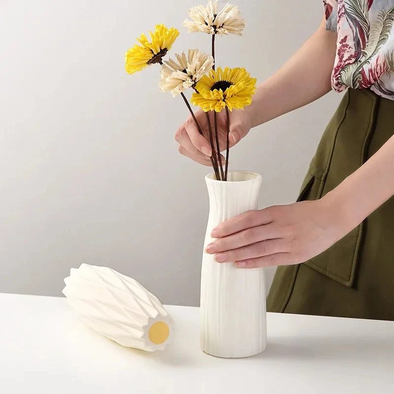 Decorative Nordic Plastic Flower Vase