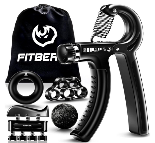 Adjustable Grip Strengthener Kit – 5-in-1 Set