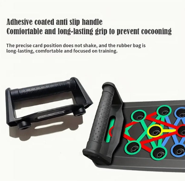 Foldable 10-in-1 Push-Up Board System