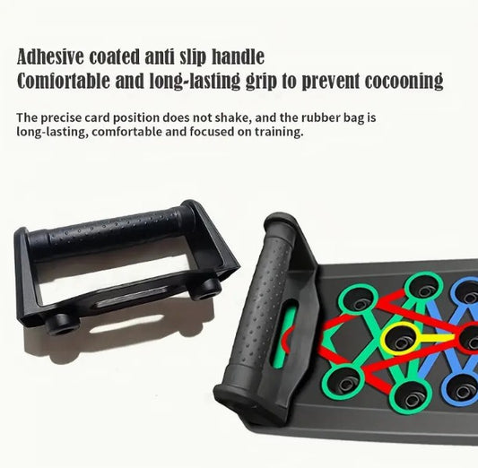 Foldable 10-in-1 Push-Up Board System