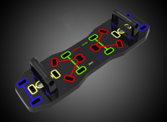 Foldable 10-in-1 Push-Up Board System