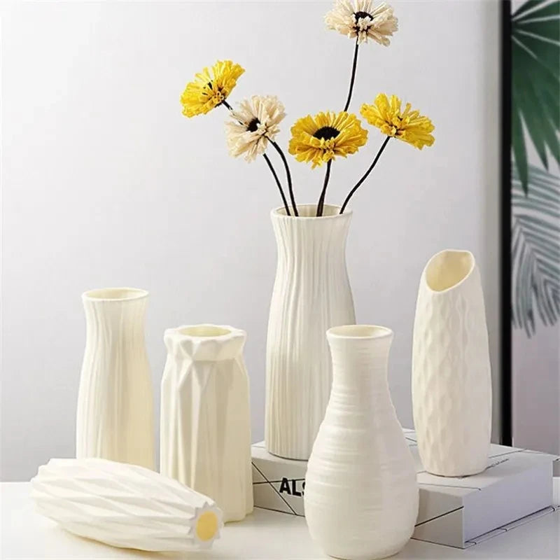 Decorative Nordic Plastic Flower Vase